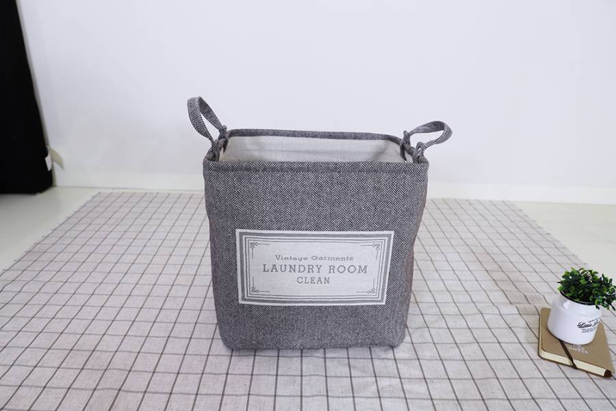 LAUNDRY ROOM毛呢高筒收納盒 收納盒,收納籃