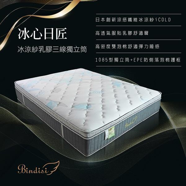 【Bindisi冰蒂絲床墊】冰心日匠(3.5尺/5尺/6尺) 獨立筒床墊推薦PTT
獨立筒床墊