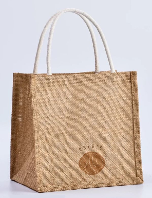 田心里 Everyday Slow Bag 黃麻原色購物袋 (25*18*25cm) 