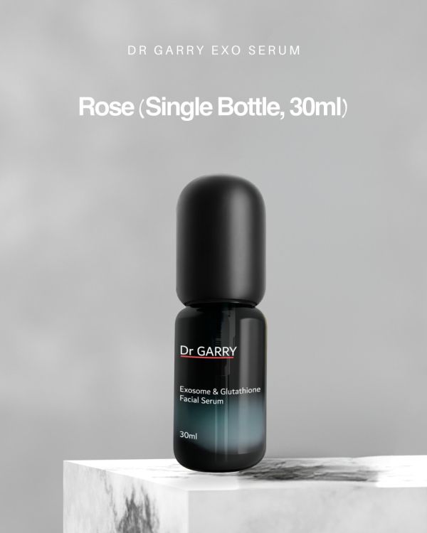 Dr Garry Exo Serum (Rose/Lavender) 30ml Developed by a UK Medical Aesthetic Clinic, Exosome Serum, Rosa Damascena, Rosa Rugosa, Hydrating Serum, Repairing Serum, Skin Brightening, Skin Firming, Anti-Aging, Sensitive Skin Care, Glutathione,