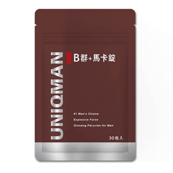[Energy-Boost] Vitamin B+Maca (30tabs) UNIQMAN 