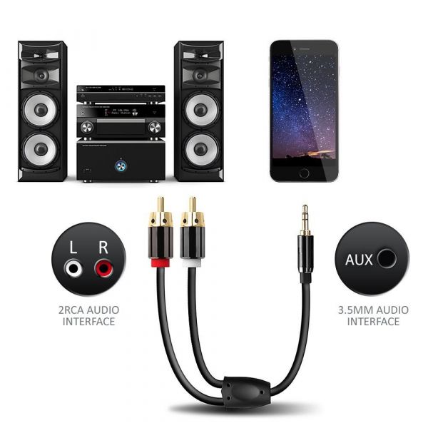 3.5mm 轉 rca rca 音源線 3 5mm 音源線 rca 一分二  rca轉接線 rca 線 一轉二 
