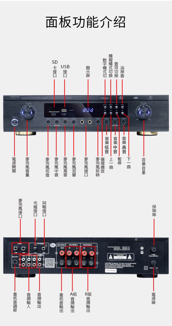 LZDS 星迪威擴大機 5.1擴大機 擴大機5.1 消人聲擴大機 HIFI 5.1功放機 