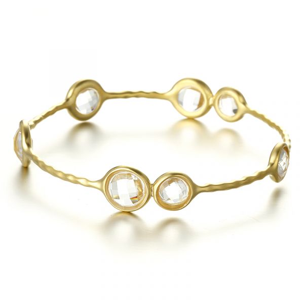 RS Clear CZ Gold 5 sets Bracelet RS Clear CZ Gold 5 sets Bracelet