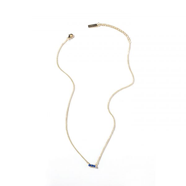 Heilo Jewelry - Dotty Necklace - Lapis 