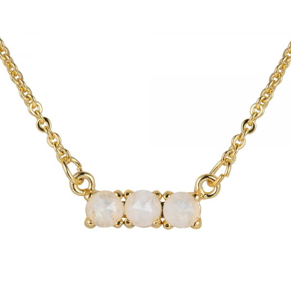 Heilo Jewelry - Dotty Necklace - moonstone 