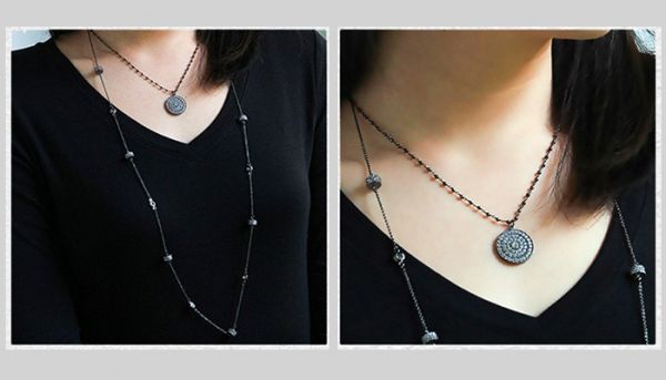 18cm Necklace w/ BRP Medal Pendant & Clear CZ 18cm Necklace w/ BRP Medal Pendant & Clear CZ