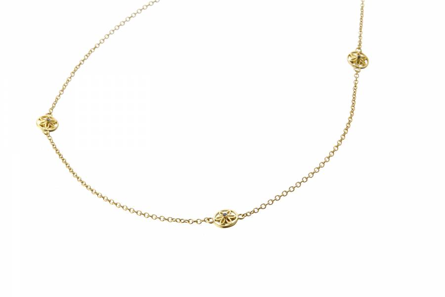 36cm 14K GP Clear CZ Necklace 36cm 14K GP Clear CZ Necklace