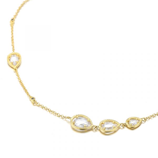 36cm Clear CZ GPS Long Necklace 36cm Clear CZ GPS Long Necklace