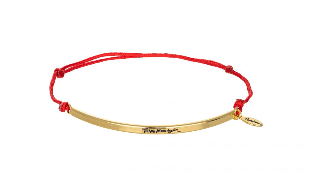 【Till We Meet Again】14k gold plated red thread bracelet 月老,紅線,九把刀,手鍊