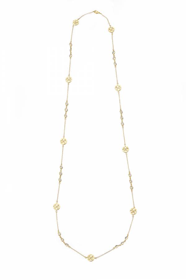 36cm 14K GP Clear CZ Necklace 36cm 14K GP Clear CZ Necklace
