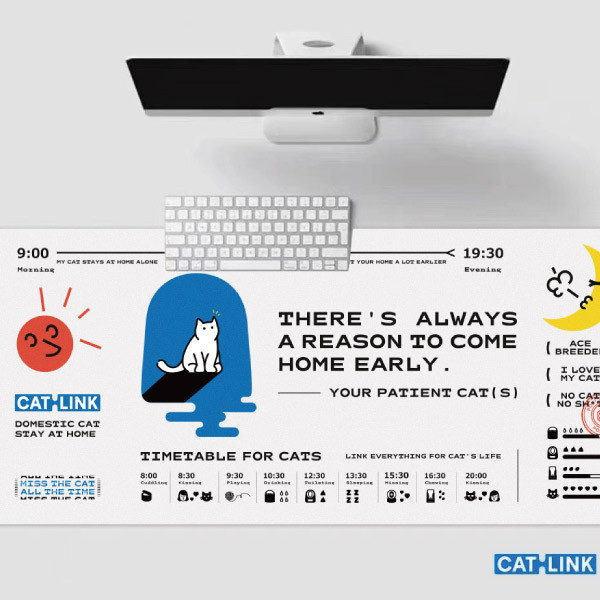 CATLINK專屬桌墊滑鼠墊 桌墊、滑鼠墊