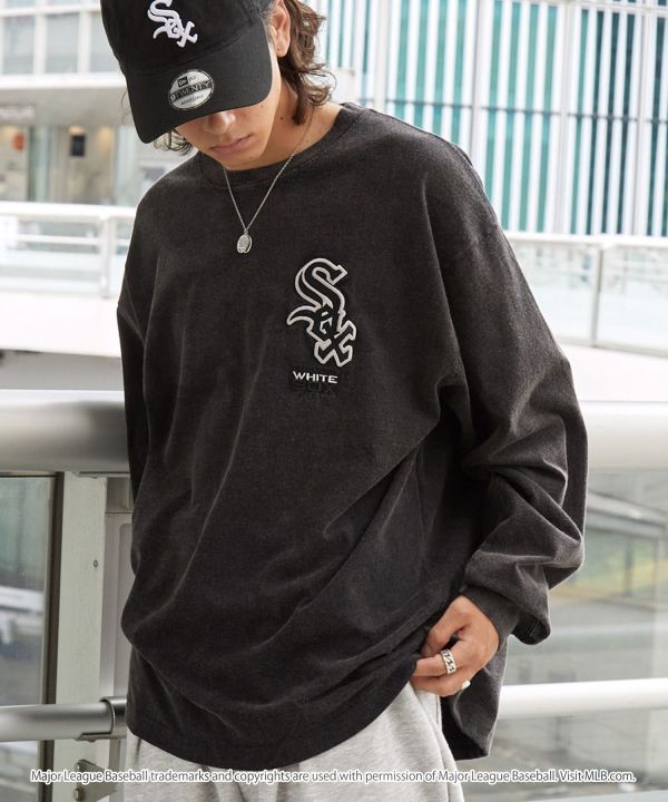 日本MLB 美式復古刷舊寬鬆衛衣 道奇/洋基/教士/白襪 Kueindyis,KNS日本選物,MLB,道奇,洋基,道奇,教士,帽踢,白襪