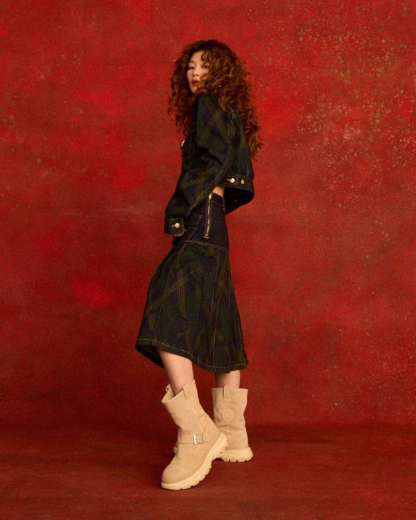 日本Converse All Star 麂皮西部牛仔靴 Kueindyis,KNS日本選物,Converse Japan,日本代購,日本Converse,Converse All Star TREKWAVE WESTERNBOOTS HI