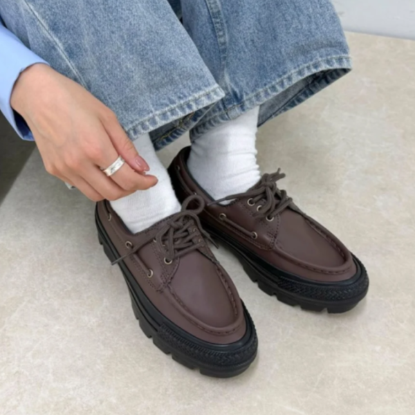 日本 Converse ALL STAR CHUNK MS OX 復古厚底帆船鞋 Kueindyis,KNS日本選物,Converse Japan,Converse,日本代購,Converse ALL STAR CHUNK MS OX,帆船鞋