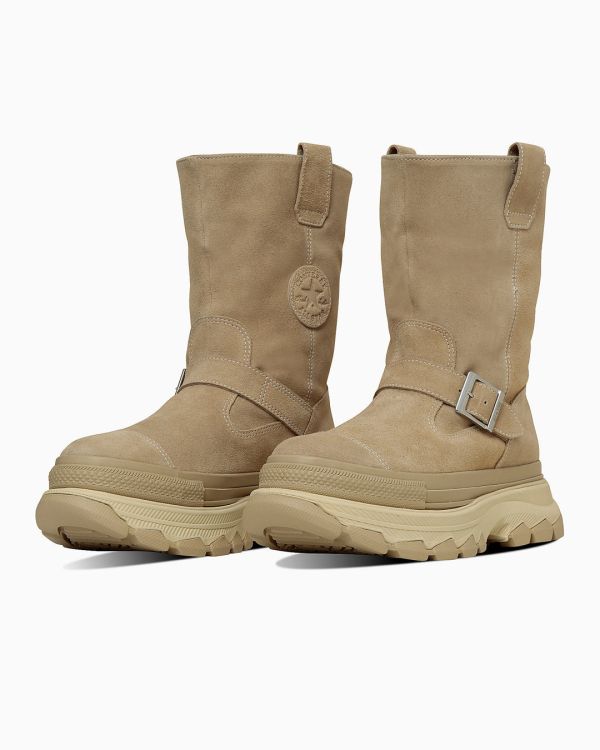 日本Converse All Star 麂皮西部牛仔靴 Kueindyis,KNS日本選物,Converse Japan,日本代購,日本Converse,Converse All Star TREKWAVE WESTERNBOOTS HI