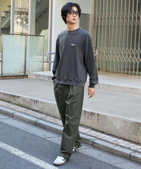 日本 PENNEYS 小狐狸復古刷舊華夫格衛衣 4色 Kueindyis,KNS日本選物,Converse,復古,上衣,日本代購,mono-mart,penneys