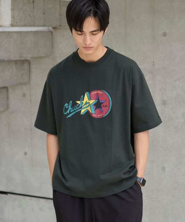 日本Converse 復古搖滾印花純棉短T Kueindyis,KNS日本選物,Converse,復古,上衣,日本代購