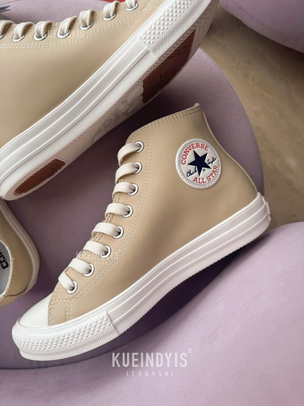 Converse All Star 輕量防水雨鞋 奶茶 Kueindyis,KNS日本選物,Converse Japan,Converse Converse All Star Light WR SL HI,防水雨靴,高筒鞋,Converse All Star,防水雨鞋,beige