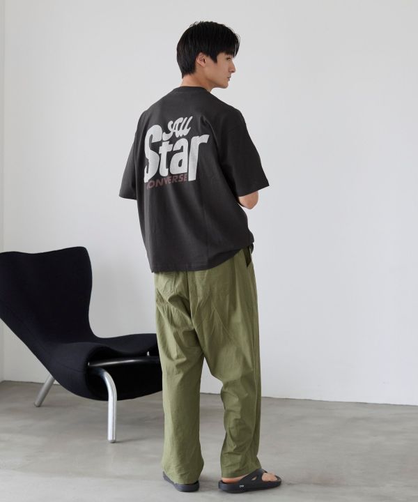 日本Converse 復古大印花純棉短T Kueindyis,KNS日本選物,Converse,復古,上衣,日本代購