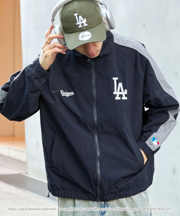 日本MLB 復古尼龍刺繡夾克 道奇/洋基/教士 Kueindyis,KNS日本選物,MLB,道奇,洋基,道奇,教士,帽踢