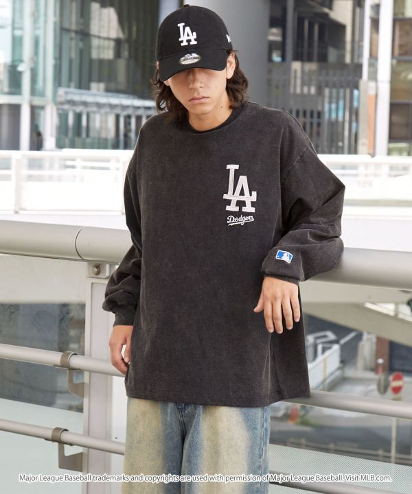 日本MLB 美式復古刷舊寬鬆衛衣 道奇/洋基/教士/白襪 Kueindyis,KNS日本選物,MLB,道奇,洋基,道奇,教士,帽踢,白襪