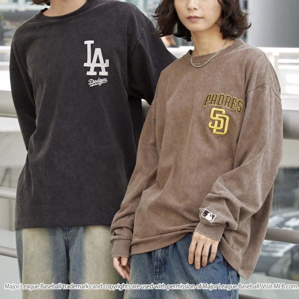 日本MLB 美式復古刷舊寬鬆衛衣 道奇/洋基/教士/白襪 Kueindyis,KNS日本選物,MLB,道奇,洋基,道奇,教士,帽踢,白襪