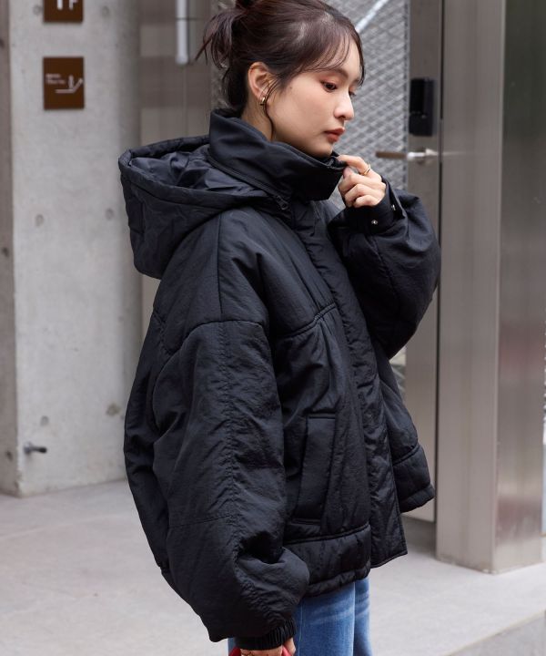 日本MONO-MART 防潑水雲朵中綿連帽外套 4色 Kueindyis,KNS日本選物,mono-mart,中綿外套,防潑水,日本限定