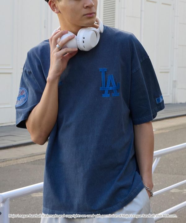 日本 MLB 復古刷舊刺繡寬鬆上衣 6色 Kueindyis,KNS日本選物,Converse,復古,上衣,日本代購,MLB