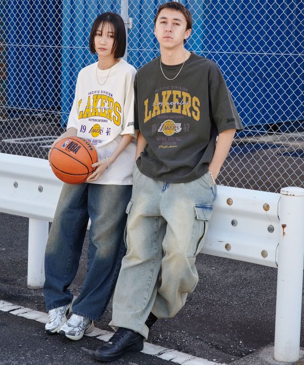 日本 NBA 復古刷舊寬鬆短tee 7款可選 Kueindyis,KNS日本選物,Converse,復古,上衣,日本代購,NBA