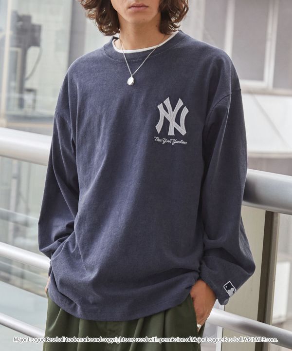 日本MLB 美式復古刷舊寬鬆衛衣 道奇/洋基/教士/白襪 Kueindyis,KNS日本選物,MLB,道奇,洋基,道奇,教士,帽踢,白襪