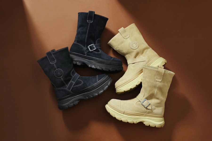 日本Converse All Star 麂皮西部牛仔靴 Kueindyis,KNS日本選物,Converse Japan,日本代購,日本Converse,Converse All Star TREKWAVE WESTERNBOOTS HI