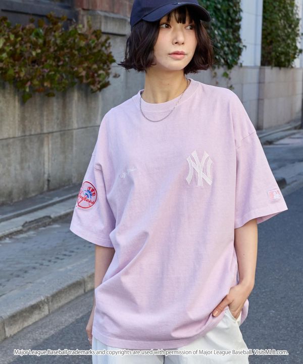 日本 MLB 復古刷舊刺繡寬鬆上衣 6色 Kueindyis,KNS日本選物,Converse,復古,上衣,日本代購,MLB
