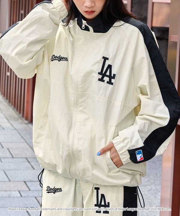 日本MLB 復古尼龍刺繡夾克 道奇/洋基/教士 Kueindyis,KNS日本選物,MLB,道奇,洋基,道奇,教士,帽踢