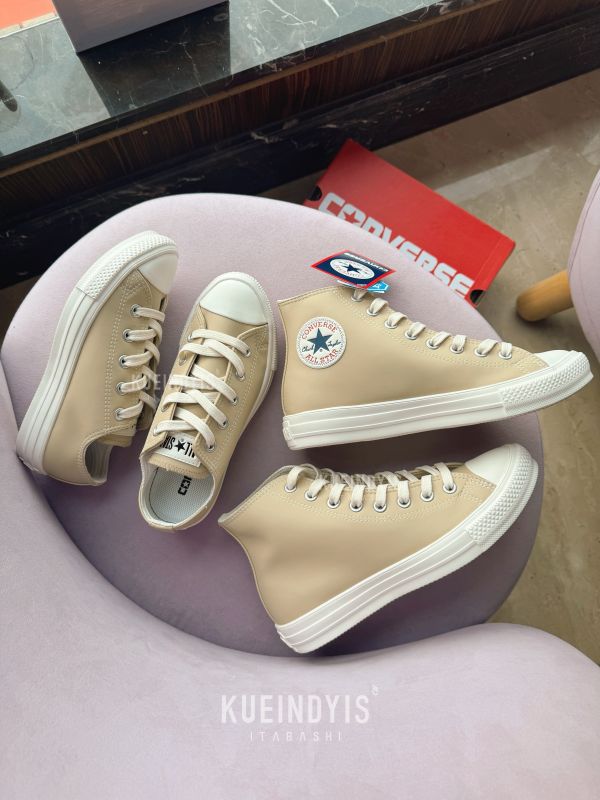 Converse All Star 輕量防水雨鞋 奶茶 Kueindyis,KNS日本選物,Converse Japan,Converse Converse All Star Light WR SL HI,防水雨靴,高筒鞋,Converse All Star,防水雨鞋,beige