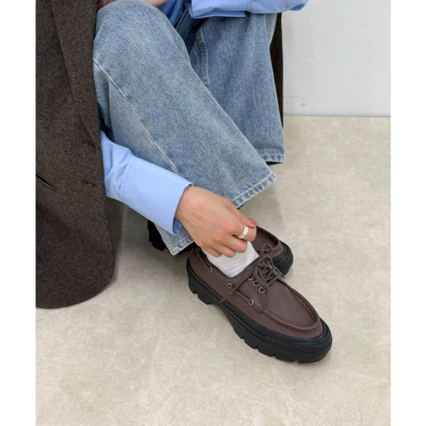 日本 Converse ALL STAR CHUNK MS OX 復古厚底帆船鞋 Kueindyis,KNS日本選物,Converse Japan,Converse,日本代購,Converse ALL STAR CHUNK MS OX,帆船鞋