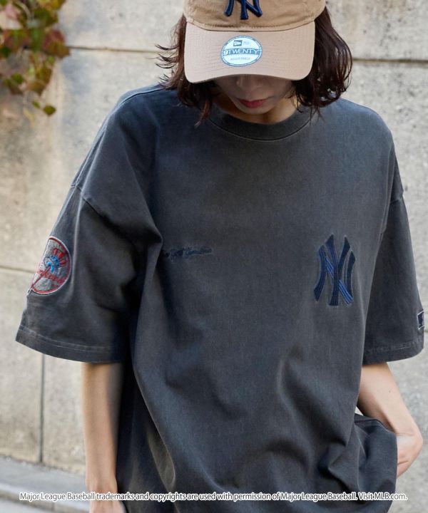 日本 MLB 復古刷舊刺繡寬鬆上衣 6色 Kueindyis,KNS日本選物,Converse,復古,上衣,日本代購,MLB