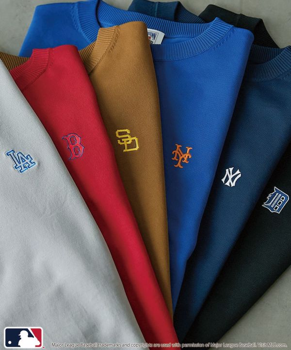 日本限定 MLB 圓領針織衫 道奇/洋基/教士/大都會/老虎/紅襪 Kueindyis,KNS日本選物,MLB,道奇,洋基,道奇,教士,帽踢
