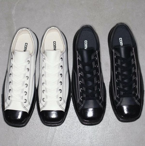 日本 Converse All Star 皮革方頭鞋 Kueindyis,KNS日本選物,Converse Japan,Converse,日本代購,日本Converse,Converse All Star Squaretoe OX,Converse All Star Squaretoe le ox