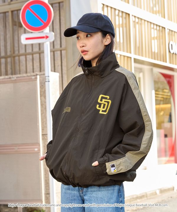 日本MLB 復古尼龍刺繡夾克 道奇/洋基/教士 Kueindyis,KNS日本選物,MLB,道奇,洋基,道奇,教士,帽踢