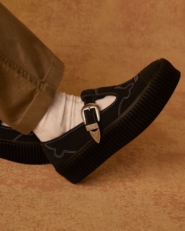 日本Converse All Star 麂皮厚底瑪莉珍 Kueindyis,KNS日本選物,Converse Japan,日本代購,日本Converse,Converse All Star LIFTED RIBTAPE T-STRP WT OX