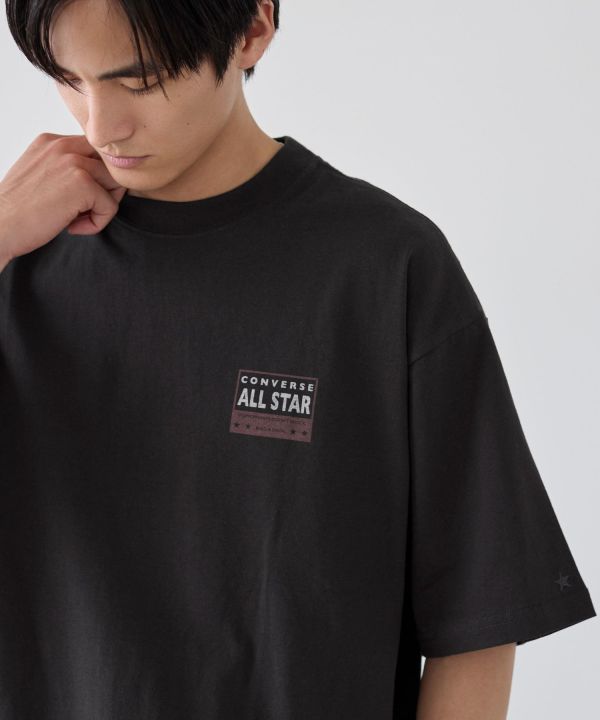 日本Converse 復古大印花純棉短T Kueindyis,KNS日本選物,Converse,復古,上衣,日本代購