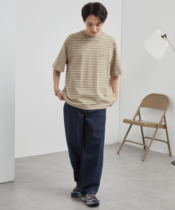 日本 PENNEYS 小狐狸刺繡條紋上衣 3色可選 Kueindyis,KNS日本選物,Converse,復古,上衣,日本代購,mono-mart,penneys