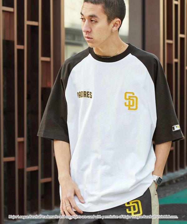 日本MLB 緞面刺繡寬鬆純棉短T 道奇/洋基/教士 Kueindyis,KNS日本選物,MLB,道奇,洋基,道奇,教士,帽踢