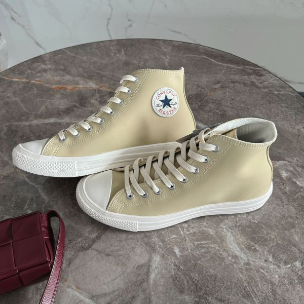 現貨 Converse All Star Light 輕量防水雨鞋 高筒奶茶 25 26 29 cm Kueindyis,KNS日本選物,Converse Japan,Converse Converse All Star Light WR SL HI,防水雨靴,高筒鞋,Converse All Star,防水雨鞋,beige