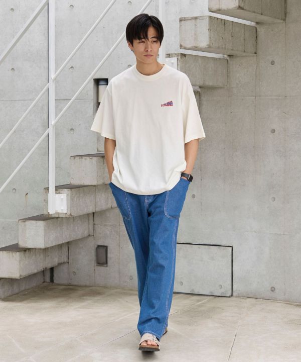 日本Converse 大印花純棉短T Kueindyis,KNS日本選物,Converse,復古,上衣,日本代購