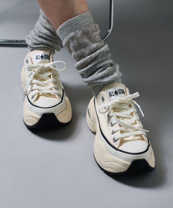 Converse ALL STAR Ⓡ 輕量復古厚底低筒帆布鞋 黑/白 Kueindyis,KNS日本選物,Converse Japan,Converse,Converse All Star ®,日本代購,日本Converse,Converse All Star Ⓡ  SURGETRAINER OX