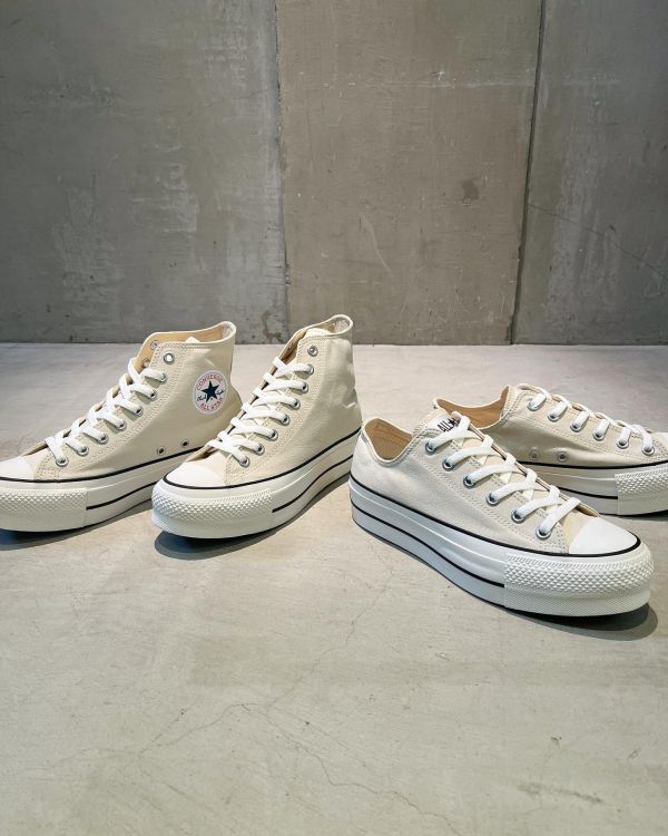 Converse All Star Ⓡ 沙棕厚底帆布鞋 低筒/高筒 Kueindyis,KNS日本選物,Converse Japan,Converse, Converse All Star ®,Converse ALL STAR Ⓡ LIFTED HI,日本代購