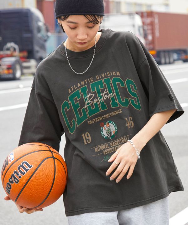 日本 NBA 復古刷舊寬鬆短tee 7款可選 Kueindyis,KNS日本選物,Converse,復古,上衣,日本代購,NBA