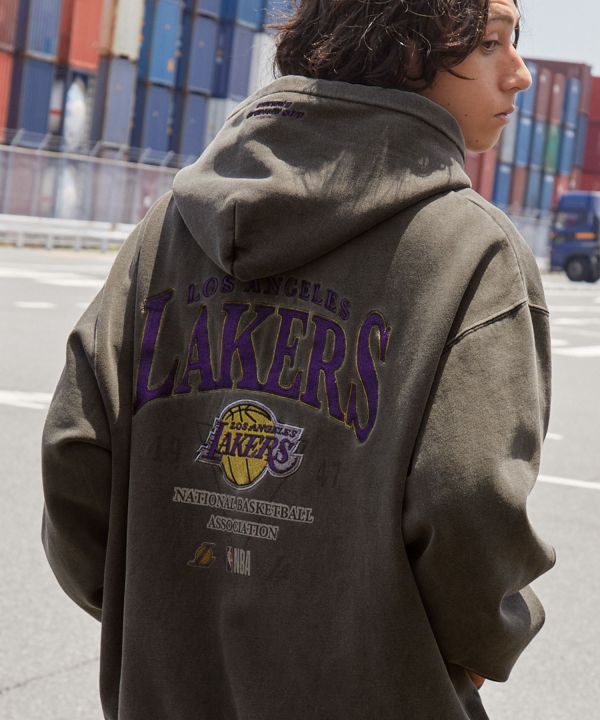日本限定 NBA 復古做舊寬鬆連帽雙拉鏈外套 湖人/公牛/賽爾提克 Kueindyis,KNS日本選物,Converse,復古,上衣,日本代購,NBA